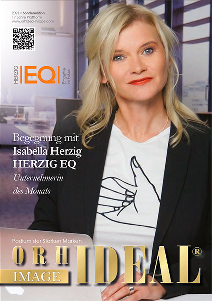 Cover Orhideal IMAGE Magazin Magazin April 2021 mit Isabella Herzig - EQ Emotionale Intelligenz