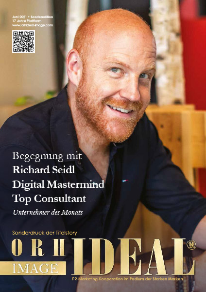 Cover Orhideal IMAGE Magazin Magazin Juni 2021 mit Richard Seidl - Digital Mastermind