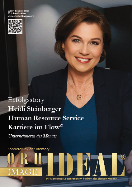 Cover Orhideal IMAGE Magazin Magazin April 2022 mit Heidi Steinberger - HRS - Human Resource Service