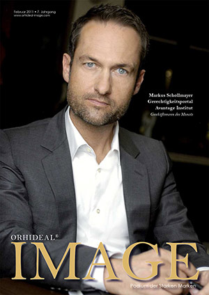 Cover Orhideal IMAGE Magazin Magazin Februar 2011 mit Markus Schollmayer - Institut für Gerechtigkeitsforschung
