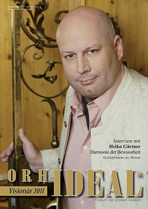 Cover Orhideal IMAGE Magazin Magazin August 2011 mit Heiko Gärtner - Harmonie der Bewusstheit