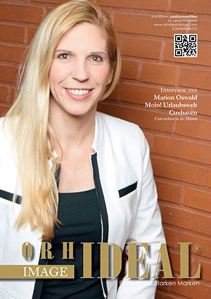 Cover Orhideal IMAGE Magazin Magazin Juni 2014 mit Marion Oswald - Moin! Urlaubswelt Cuxhaven