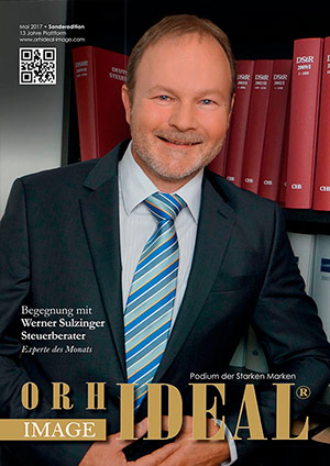 Cover Orhideal IMAGE Magazin Magazin Mai 2017 mit Werner Sulzinger - Steuerberater