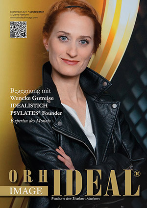 Cover Orhideal IMAGE Magazin Magazin September 2019 mit Wencke Gutreise - IDEALISTICH,PSYLATES® Founder
