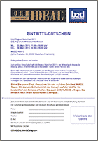 Bild vom Eintrittskarten-Gutschein