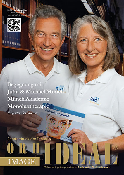 Cover Orhideal IMAGE Magazin Magazin September 2020 mit Jutta & Michael Münch - Münch Akademie | Monoluxtherapie