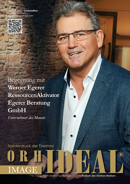 Cover Orhideal IMAGE Magazin Magazin Oktober 2020 mit Werner Egerer - RessourcenAktivator | Egerer Beratung GmbH