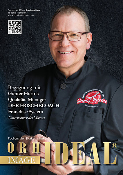 Cover Orhideal IMAGE Magazin Magazin Dezember 2020 mit Gunter Harms - Qualitäts-Manager | DER FRISCHECOACH, Franchise System