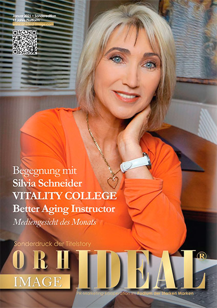 Cover Orhideal IMAGE Magazin Magazin Januar 2021 mit Silvia Schneider - Vitality College