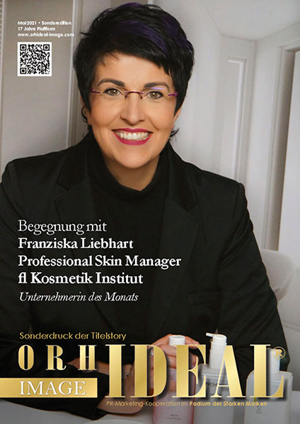 Cover Orhideal IMAGE Magazin Magazin Mai 2021 mit Franziska Liebhart - Professional Skin Manager | fl Kosmetik Institut