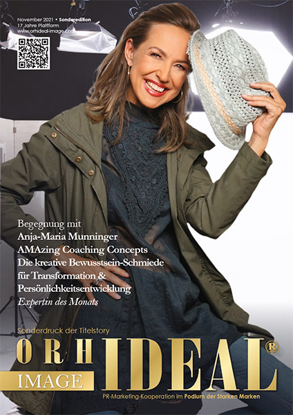 Cover Orhideal IMAGE Magazin Magazin November 2021 mit Anja-Maria Munninger - AMAzing Coaching Concepts