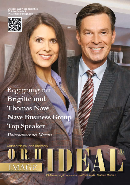 Cover Orhideal IMAGE Magazin Magazin Oktober 2022 mit Brigitte und Thomas Nave - Nave Business Group