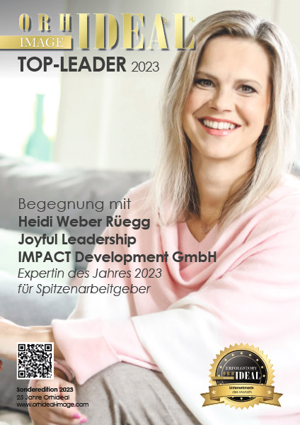 Cover Orhideal IMAGE Magazin Magazin Januar 2023 mit Heidi Weber R?egg - Joyful Leadership<br>IMPACT Development GmbH