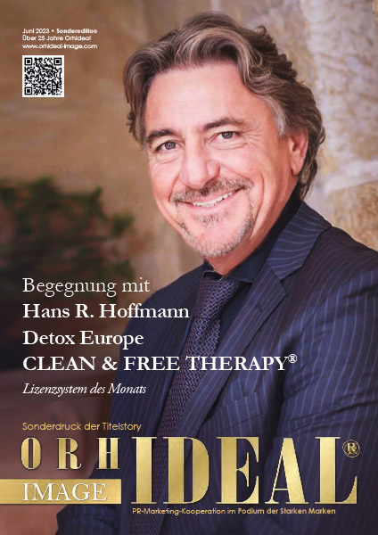 Cover Orhideal IMAGE Magazin Magazin Juni 2023 mit Hans R. Hoffmann - Detox Europe<br>CLEAN & FREE THERAPY