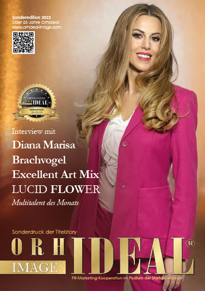 Cover Orhideal IMAGE Magazin Magazin Juli 2023 mit Diana Marisa Brachvogel - LUCID FLOWER
