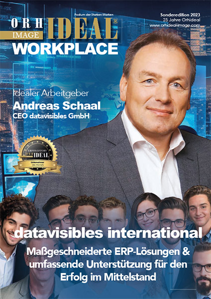 Cover Orhideal IMAGE Magazin Magazin August 2023 mit Andreas Schaal - CEO datavisibles GmbH