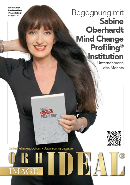 Cover Orhideal IMAGE Magazin Magazin Januar 2024 mit Sabine Oberhardt - Mind Change Profiling® Institution