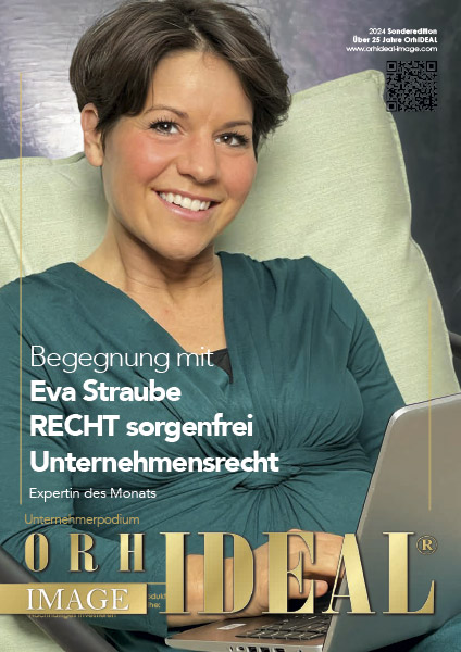 Cover Orhideal IMAGE Magazin Magazin Dezember 2024 mit Eva Straube - RECHT sorgenfrei<br>Unternehmensrecht
