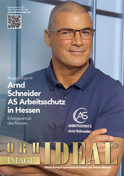 Cover Orhideal IMAGE Magazin Magazin Januar 2025 mit Arnd Schneider - AS Arbeitsschutz in Hessen