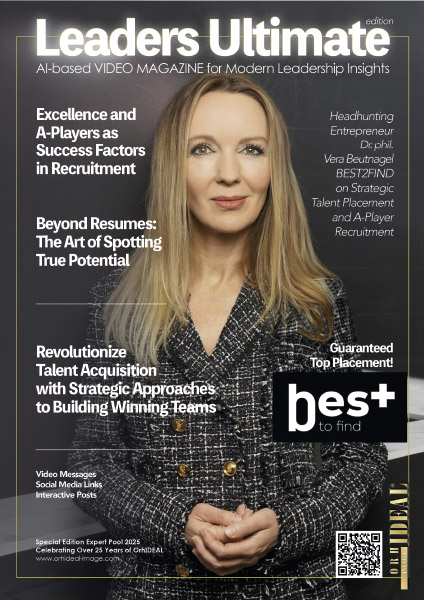 Cover Orhideal IMAGE Magazin Magazin April 2025 mit Dr. phil. Vera Beutnagel - BEST2FIND on Strategic Talent Placement