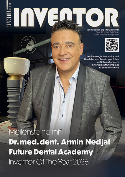 Cover Orhideal IMAGE Magazin Magazin Januar 2026 mit Dr. med. dent. Armin Nedjat - Future Dental Academy