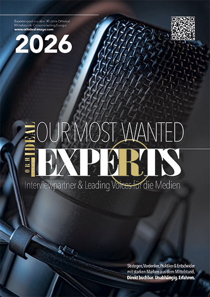 Cover Orhideal IMAGE Magazin Magazin April 2026 mit OUR MOST WANTED EXPERTS - Interviewpartner & Leading Voices für die Medien