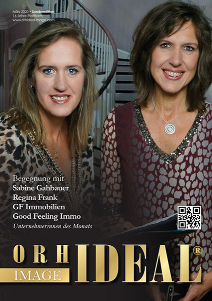 Cover Orhideal IMAGE Magazin Magazin M?rz 2020 mit Sabine Gahbauer & Regina Frank - GF Immobilien