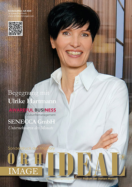 Cover Orhideal IMAGE Magazin Magazin Juli 2020 mit Ulrike Hartmann - Awareful Business | Senecca GmbH