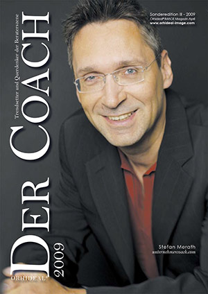 Cover Orhideal Der Coach Magazin April 2009 mit Stefan Merath - unternehmercoach.com