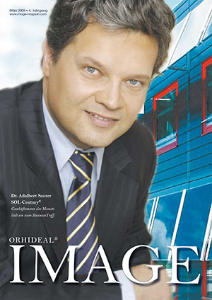 Cover Orhideal IMAGE Magazin Magazin März 2008 mit Dr. Adalbert Sauter - SOL-Century