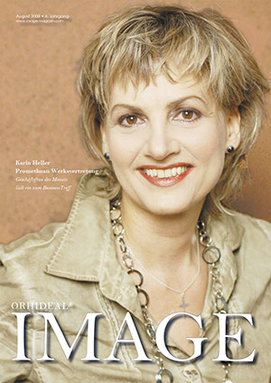 Cover Orhideal IMAGE Magazin Magazin August 2008 mit Karin Heller - Promethean