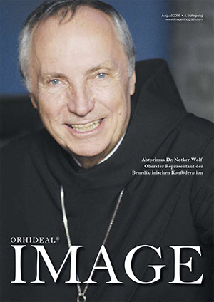 Cover Orhideal IMAGE Magazin Magazin August 2008 mit Dr. Notker Wolf - Abtprimas der Benediktinischen Konföderation