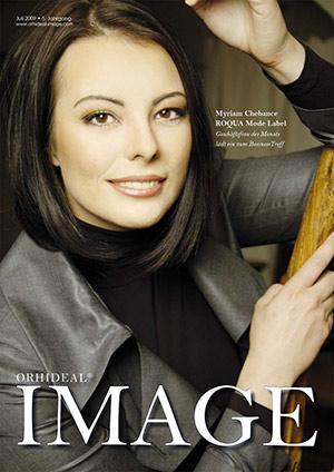 Cover Orhideal IMAGE Magazin Magazin Juli 2009 mit Myriam Chebance - ROQUA Mode Label