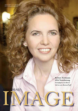 Cover Orhideal IMAGE Magazin Magazin Januar 2011 mit Barbara Taubmann - AXA Versicherung
