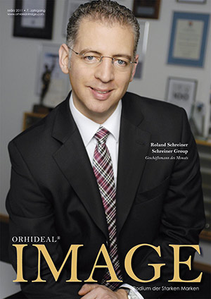Cover Orhideal IMAGE Magazin Magazin März 2011 mit Roland Schreiner - Schreiner Group