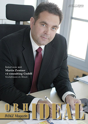 Cover Orhideal IMAGE Magazin Magazin Juli 2011 mit Martin Zentner - v3 consulting GmbH