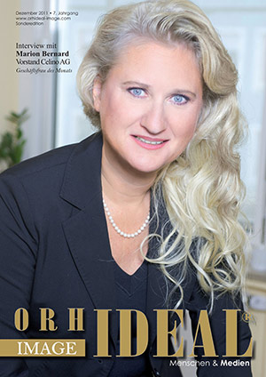 Cover Orhideal IMAGE Magazin Magazin Dezember 2011 mit Marion Bernard - Vorstand Celino AG