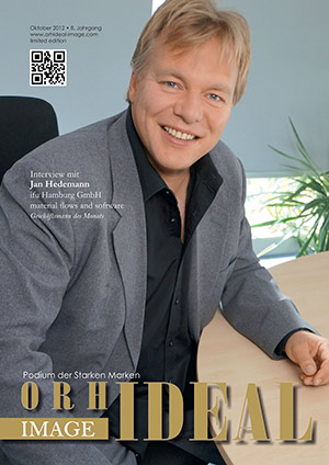 Cover Orhideal IMAGE Magazin Magazin Oktober 2012 mit Jan Hedemann - ifu Hamburg GmbH material flows and software