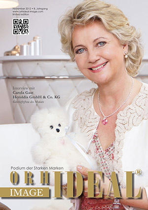 Cover Orhideal IMAGE Magazin Magazin November 2012 mit Carola Gast - Heroldis GmbH & Co. KG