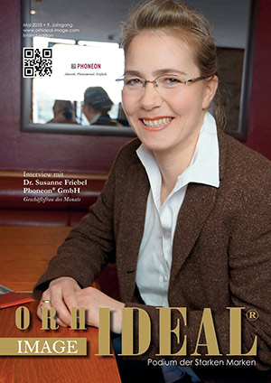 Cover Orhideal IMAGE Magazin Magazin Mai 2013 mit Dr. Susanne Friebel - Phoneon GmbH