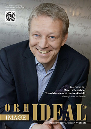 Cover Orhideal IMAGE Magazin Magazin Juni 2013 mit Marc Tscheuschner - Team Management Services GmbH