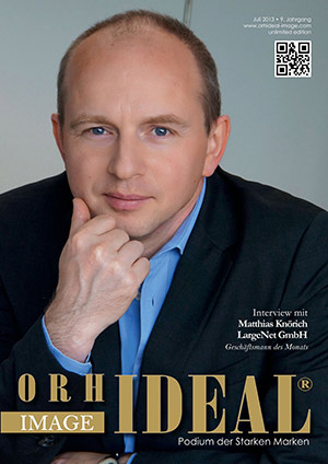 Cover Orhideal IMAGE Magazin Magazin Juli 2013 mit Matthias Knörich - LargeNet GmbH