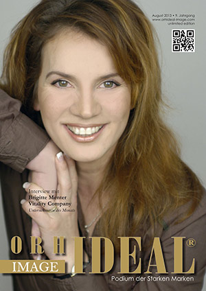 Cover Orhideal IMAGE Magazin Magazin August 2013 mit Brigitte Menter - Vitality Company