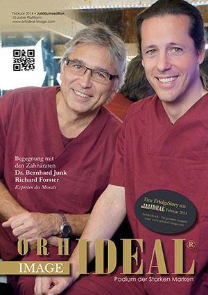 Cover Orhideal IMAGE Magazin Magazin Februar 2014 mit Dr. Bernhard Junk, Richard Forster - Zahnärzte