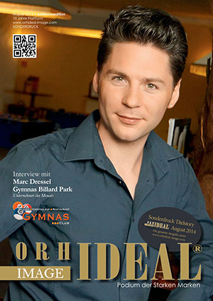 Cover Orhideal IMAGE Magazin Magazin August 2014 mit Marc Dressel - Gymnas Billard Park