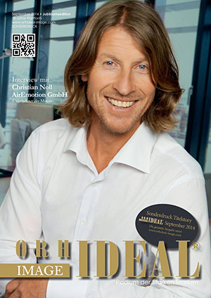 Cover Orhideal IMAGE Magazin Magazin September 2014 mit Christian Noll - AirEmotion GmbH