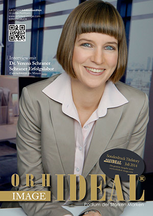 Cover Orhideal IMAGE Magazin Magazin Februar 2015 mit Dr. Verena Schraner - Schraner Erfolgslabor