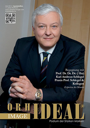 Cover Orhideal IMAGE Magazin Magazin Mai 2015 mit Prof. Dr. Dr. Dr. (Hu) Karl Andreas Schlegel - Praxis Prof. Schlegel & Kollegen