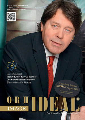Cover Orhideal IMAGE Magazin Magazin August 2015 mit Henry Krey - Krey & Partner - Die Unternehmensphysiker