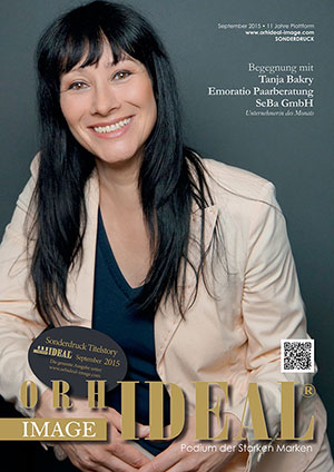 Cover Orhideal IMAGE Magazin Magazin September 2015 mit Tanja Bakry - Emoratio Paarberatung, SeBa GmbH